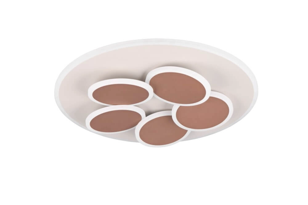 Plafonnier moderne Mandala cuivre rouge Ø 48cm Trio 4017807614084