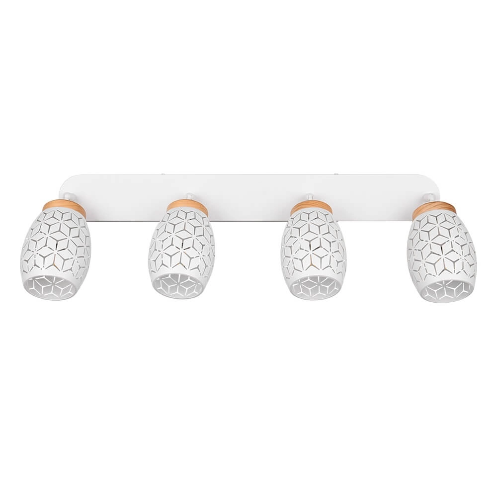 Spot apparent à 4 lumières Bidar blanc Trio 4017807640694