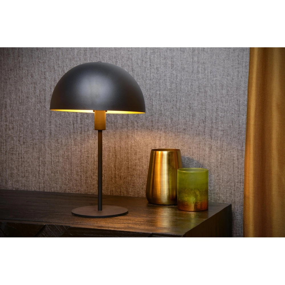 Lampe de table de conception Siemon Noir Lucide 5411212451521