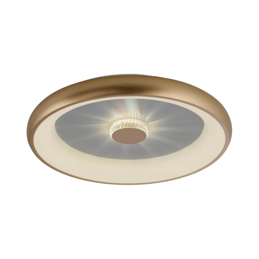 Plafonnier rond Vertigo laiton Ø 61,5cm Just Light 4043689995096