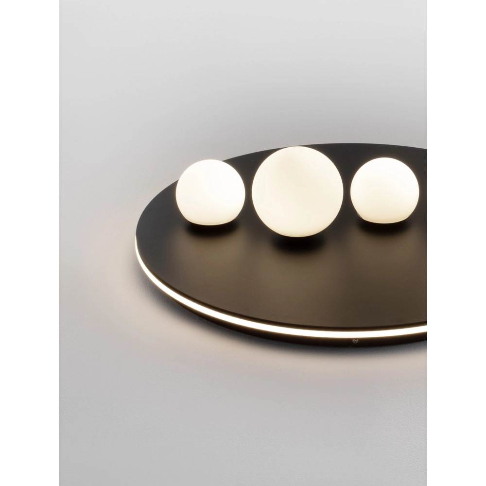 Plafonnier design Velna noir Ø 62,2cm Lyora 5212017440242