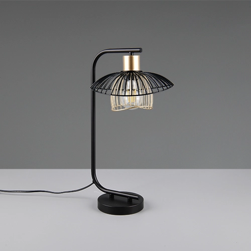 Lampe de table Lauris Noir Trio 4017807678123