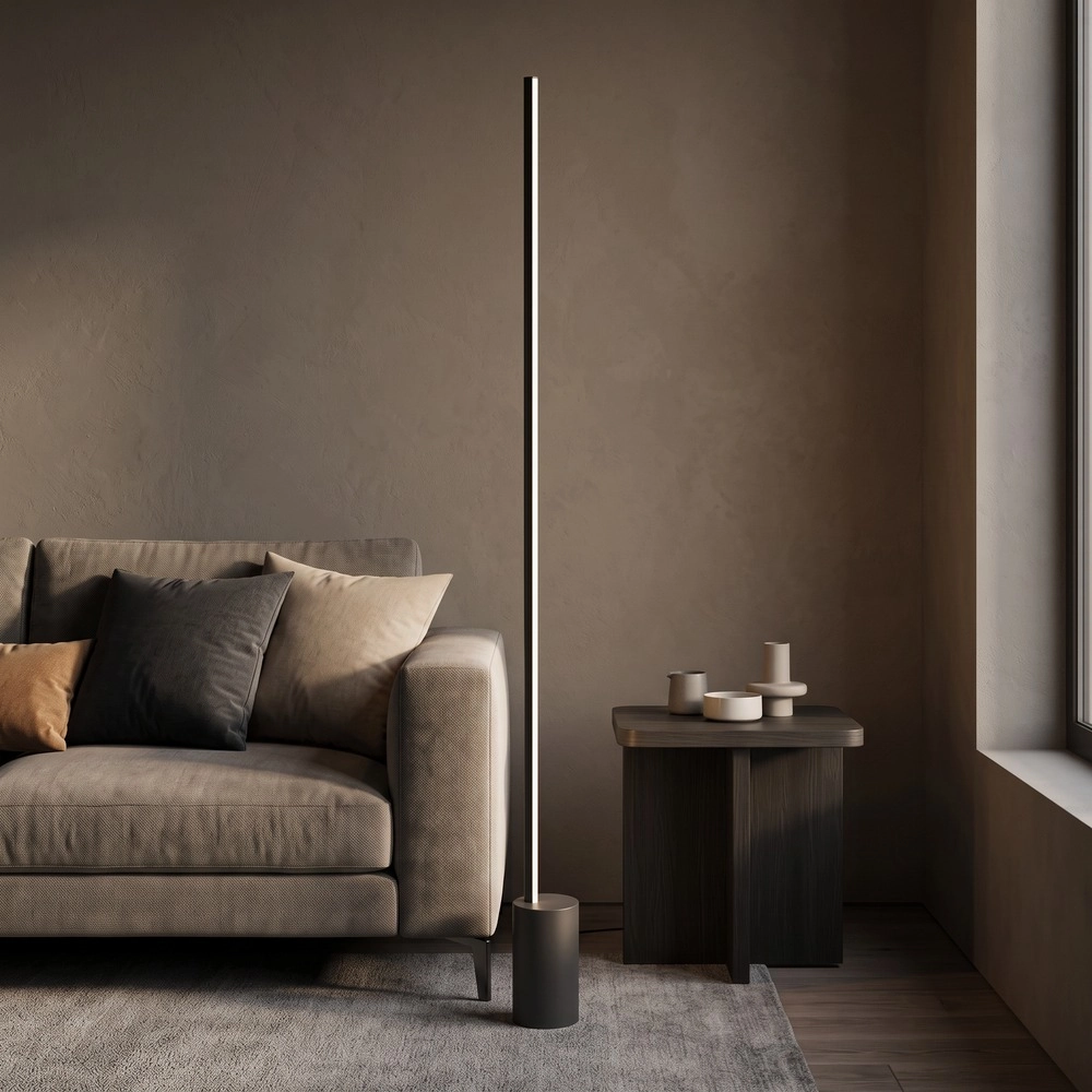 Lampe de pied intelligente Flatron-Z Noir Eglo 9008606390601
