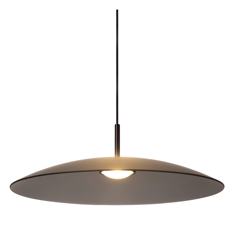 Lampe suspendue élégante Menga Ø verre fumé de 60 cm Premium by Lucide 5411212251176