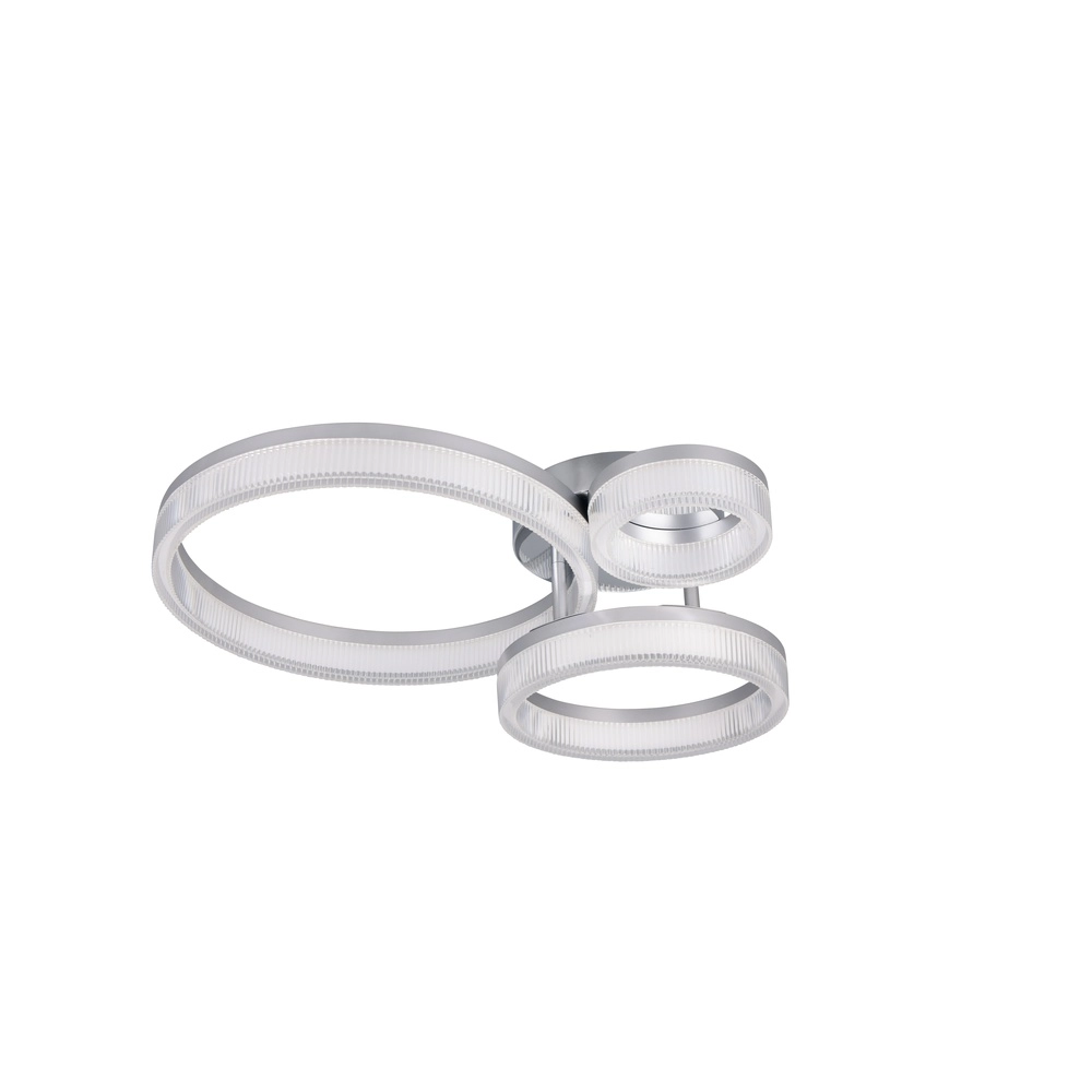 Lampe de plafond moderne Mova M chrome Trio 4017807682199