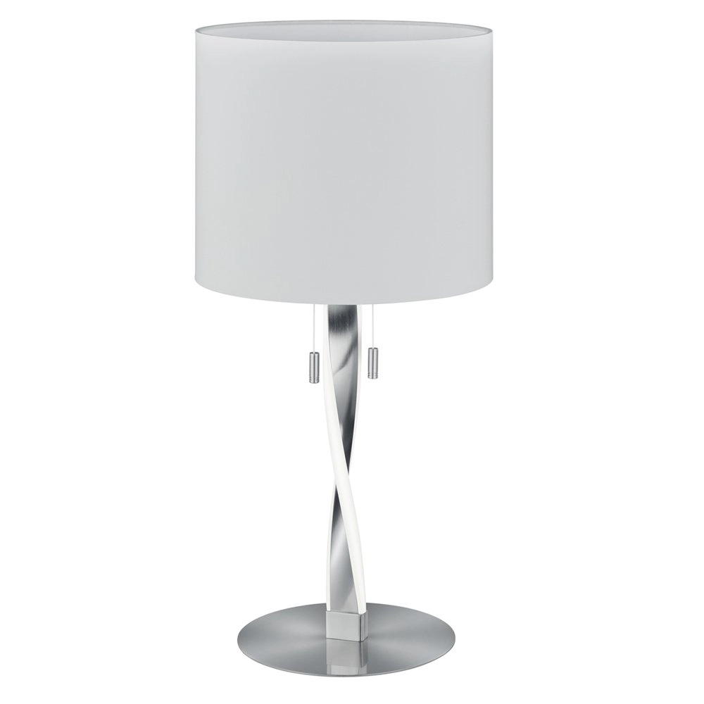 Lampe de table Nandor 62cm gris métallisé Lampe de table Nandor 62cm gris métallisé