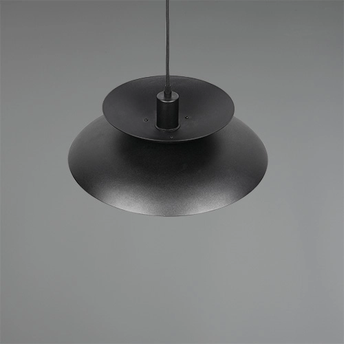 Conception de la lampe suspendue Amarila noir Ø 40cm Trio 4017807682786