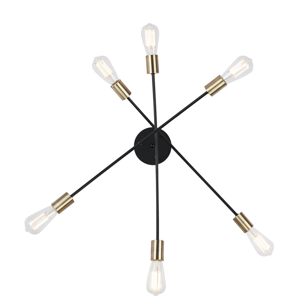 Lampe de plafond Sarini Noir Globo 9007371377688