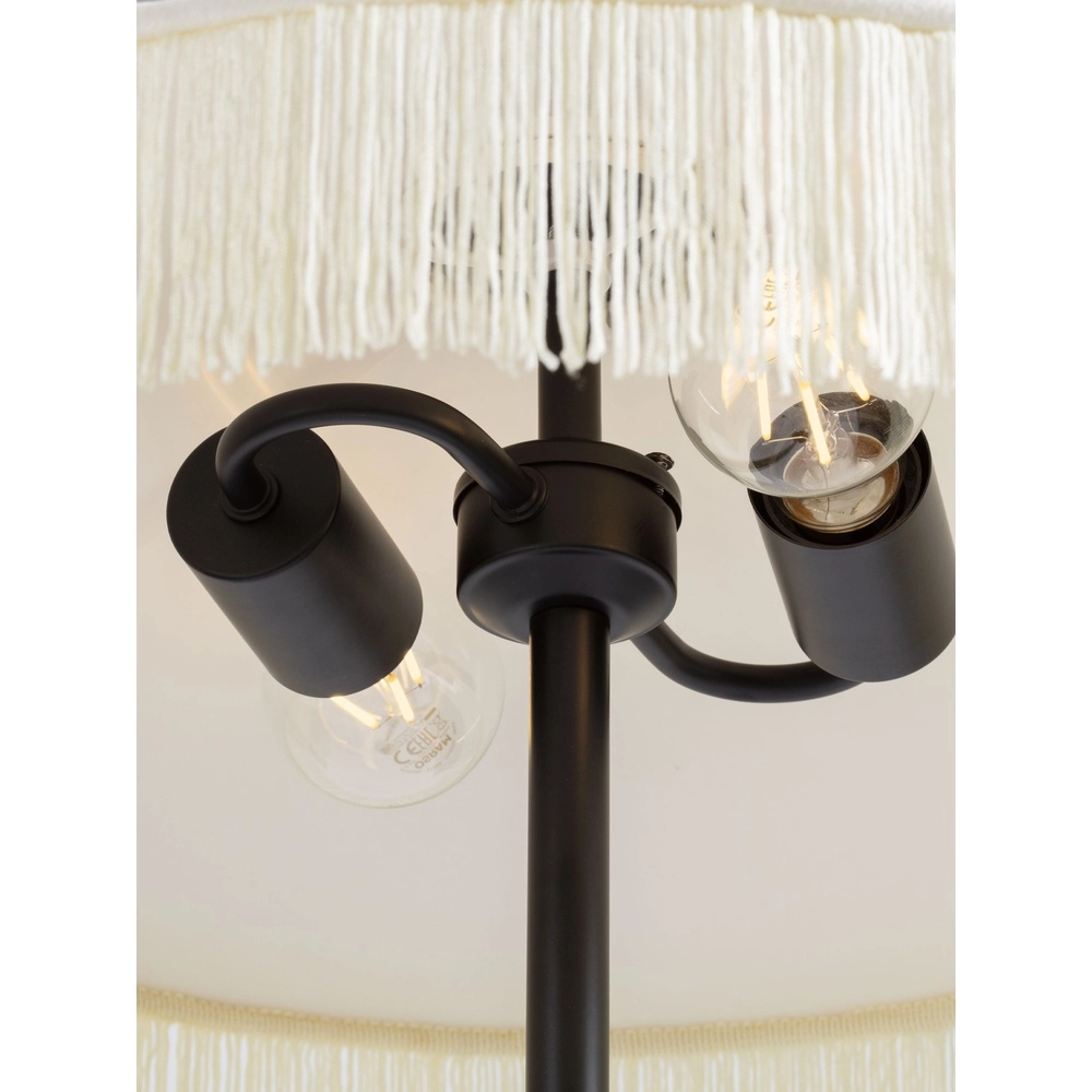 Lampe sur pied Tiffany Velvy beige Lyora 5212017493828