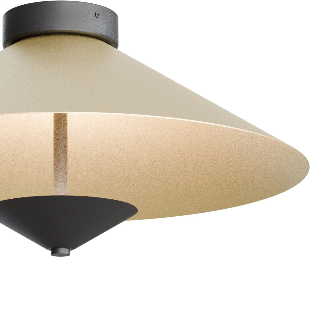 Lampe de plafond Ceppo noir avec or Ø 45cm Masterlight 8718121389684