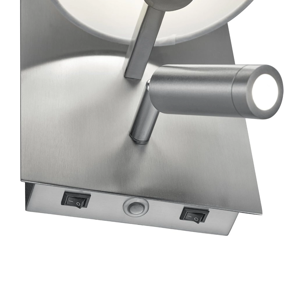 Lampe de lecture Marriot gris métallisé Trio 4017807374681