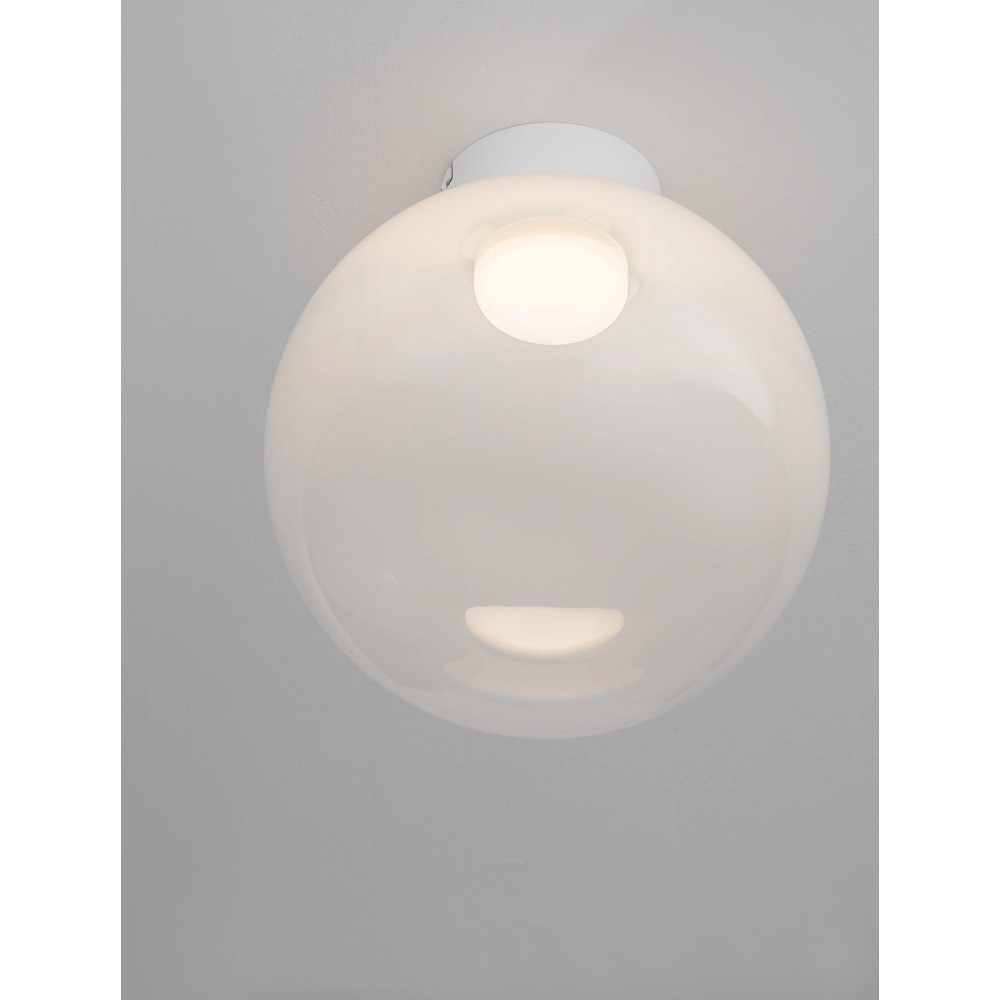 Plafonnier blanc Bolita ampoule Ø 30cm