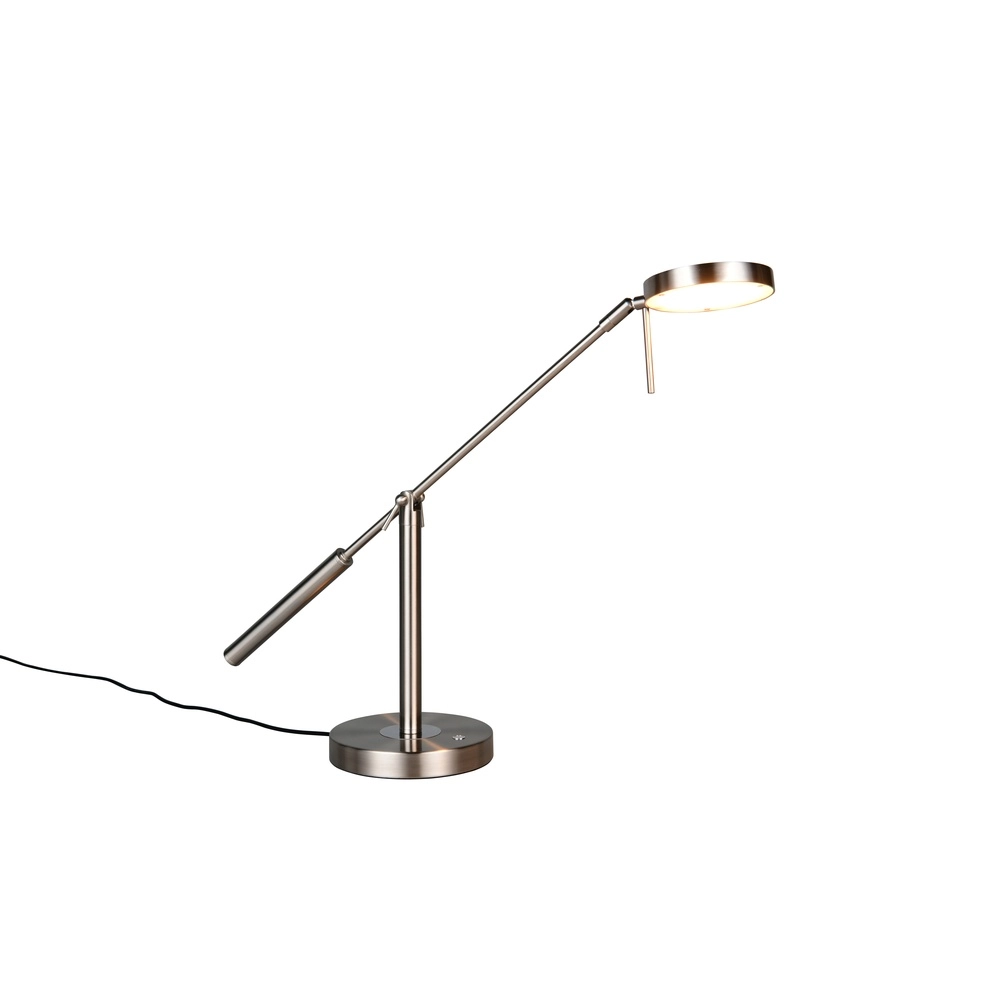 Lampe de bureau Monza nickel Trio 4017807693263
