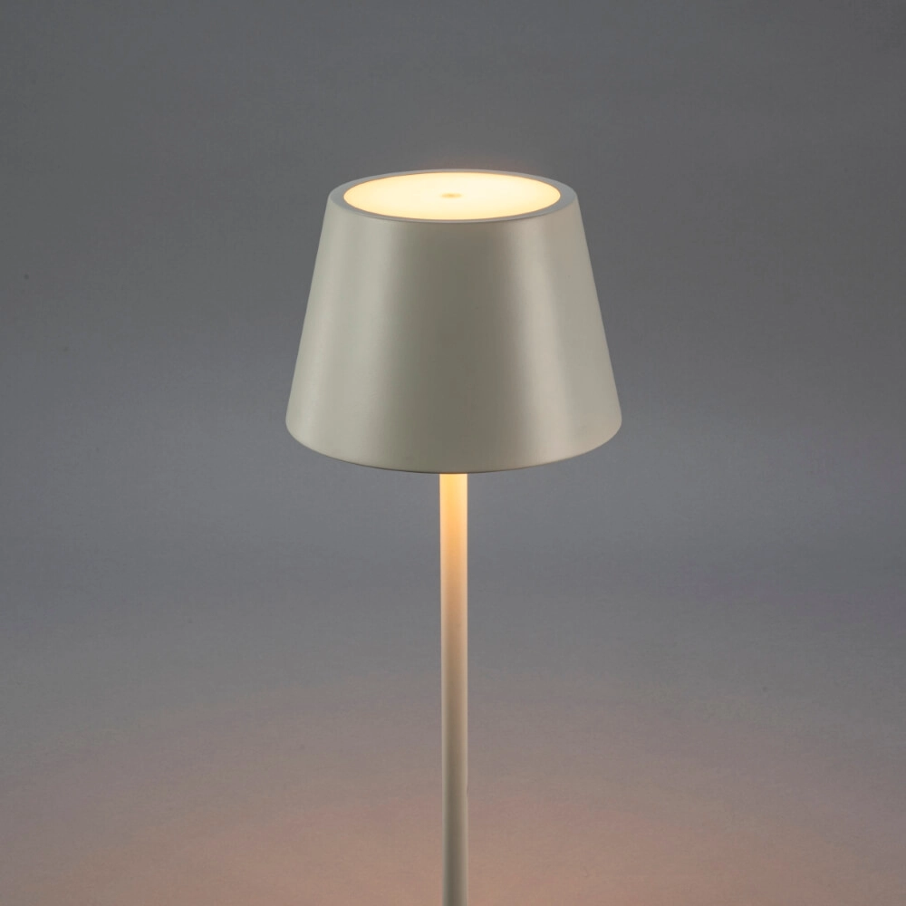 Lampadaire rechargeable Pomezia Medium blanc KonstSmide 7318307841251