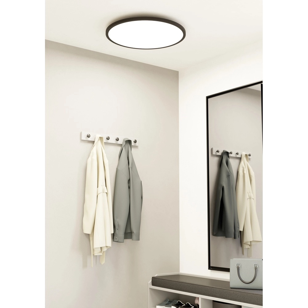 Lumière de plafond intelligente et fine Sarsina-Z Ø 60cm - noir Eglo 9008606264070