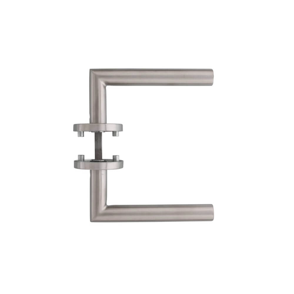 Poignée Hoek 90 rosace en acier inoxydable EN1906/4 Intersteel 8714186142325