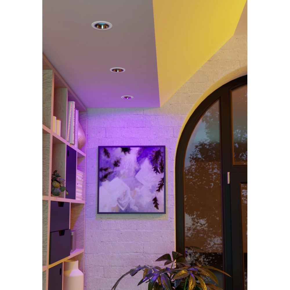 Spot encastré smart Yebra-Z blanc avec or Eglo 9008606359042