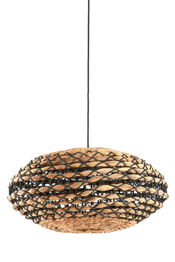 Suspension tressée Tripoli avec noir Ø 50cm Light & Living 8717807709440