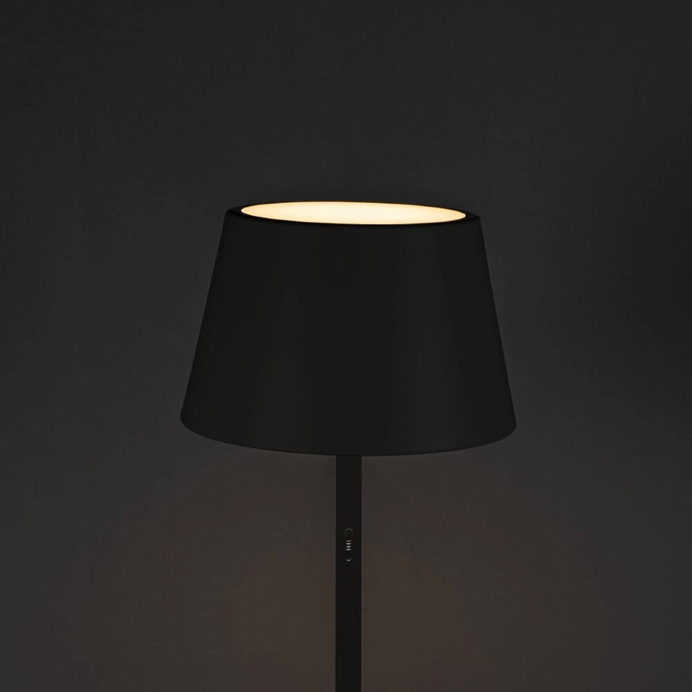 Lampe de table rechargeable pour usage extérieur Pomezia noir KonstSmide 7318307824759