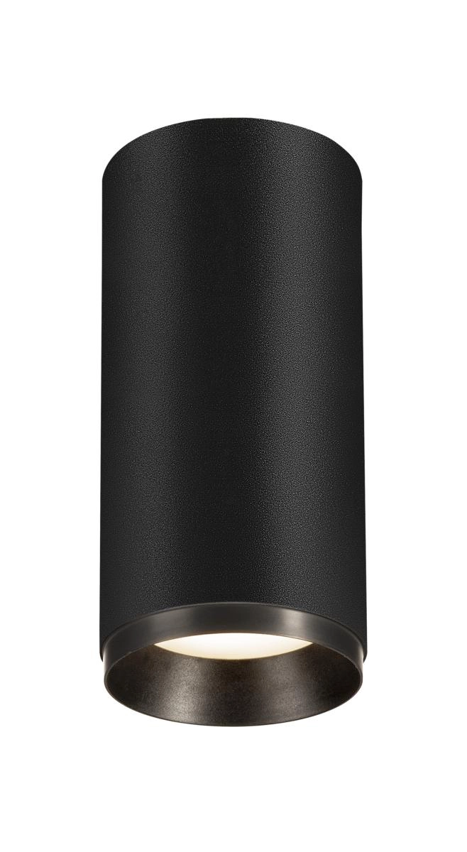 Spot en saillie Numinos M cylindre noir 4000K - 60 deg