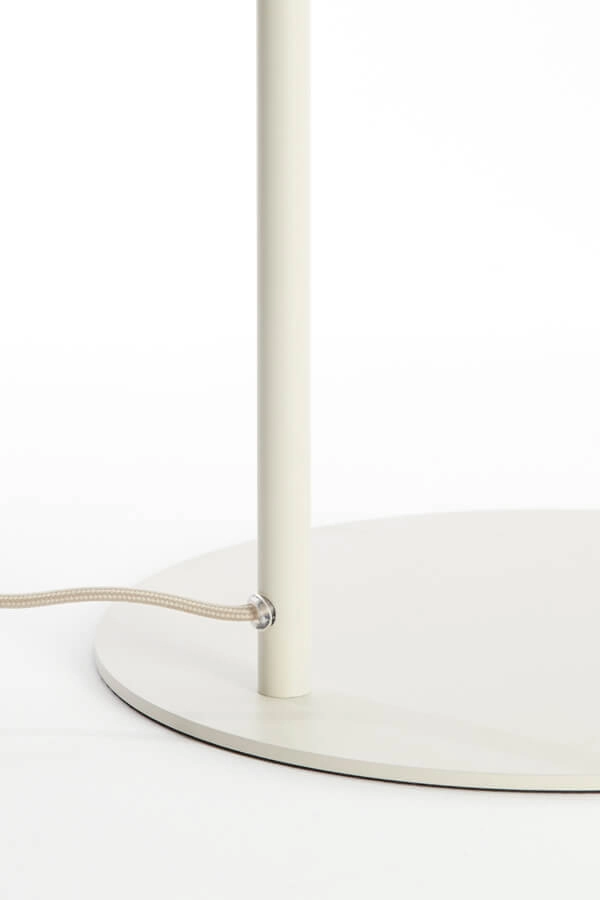 Lampadaire Bisho design crème Light & Living 8717807743383