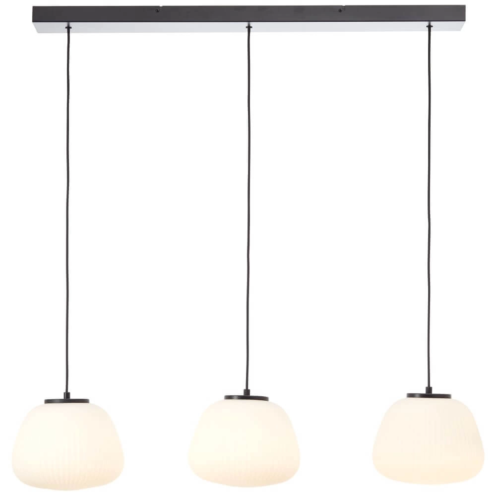 Lampe suspendue Kaizen noir avec blanc Ø 25cm Lampe suspendue Kaizen noir avec blanc Ø 25cm