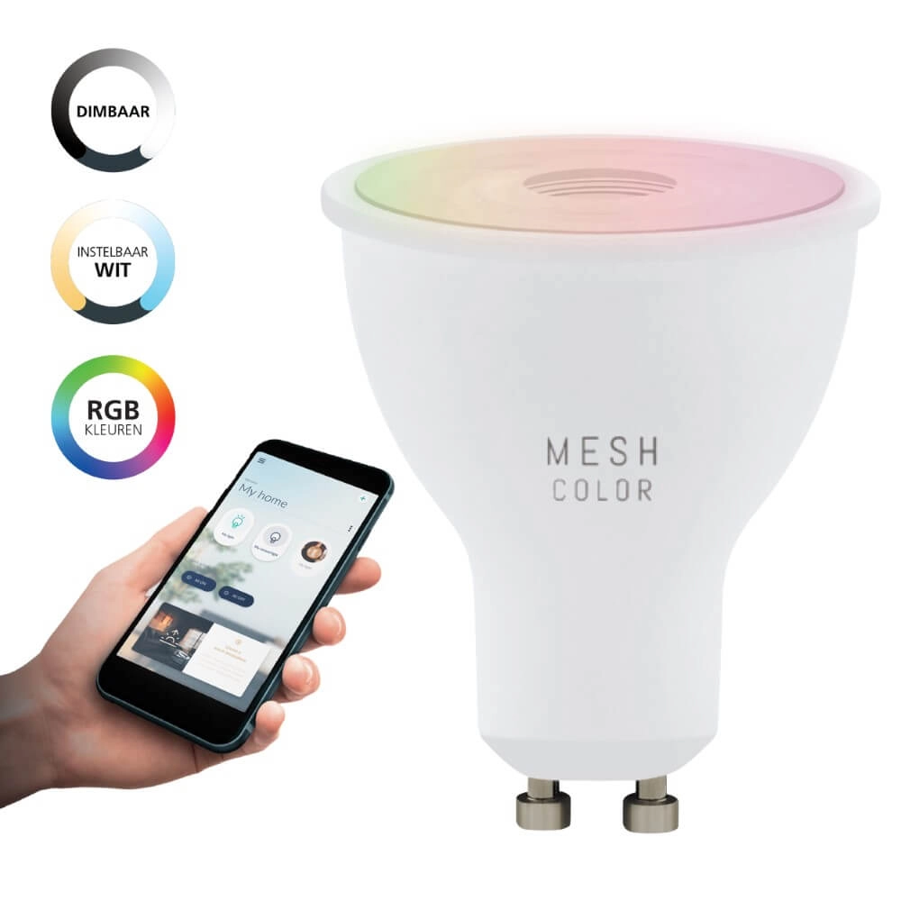Ampoule de lampe LED Zigbee - GU10 - 4.9 watt - 2700-6500K Eglo 9002759122515