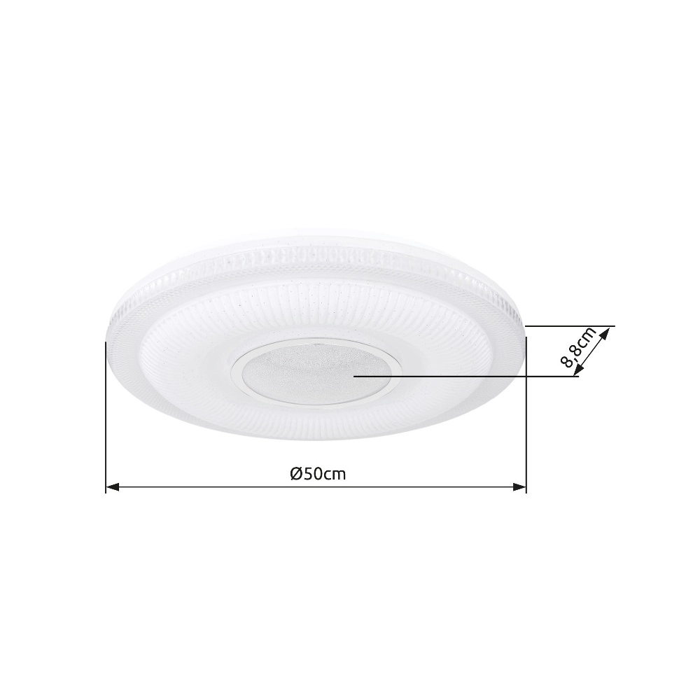 Lampe de plafond Magnifique blanc Ø 50cm Globo 9007371389841