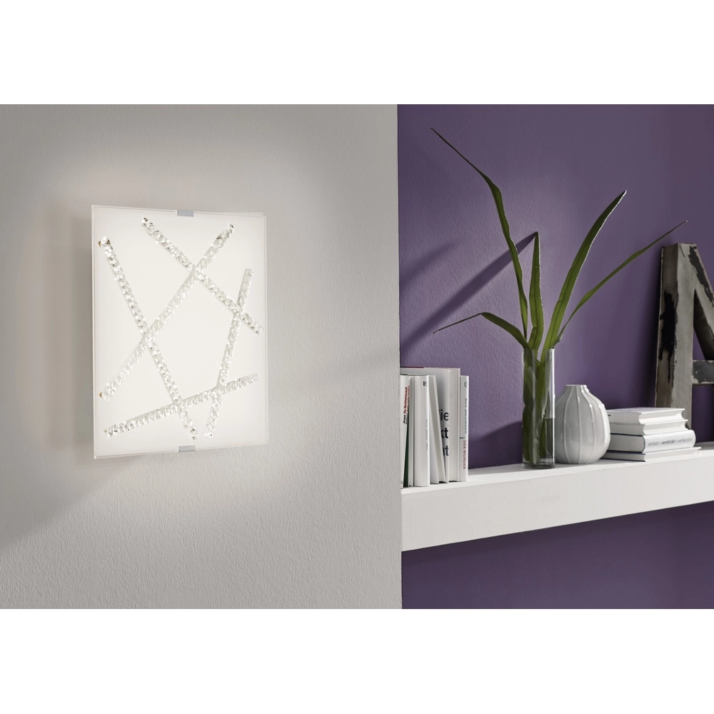 Lampe de plafond carrée Sorrenta Blanc Eglo 9002759937652