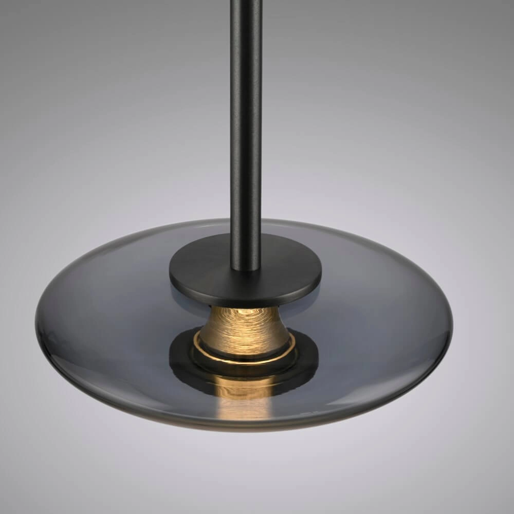 Lampe suspendue 3 lumières Pure Vitrum conception gris Paul Neuhaus 4012248382646