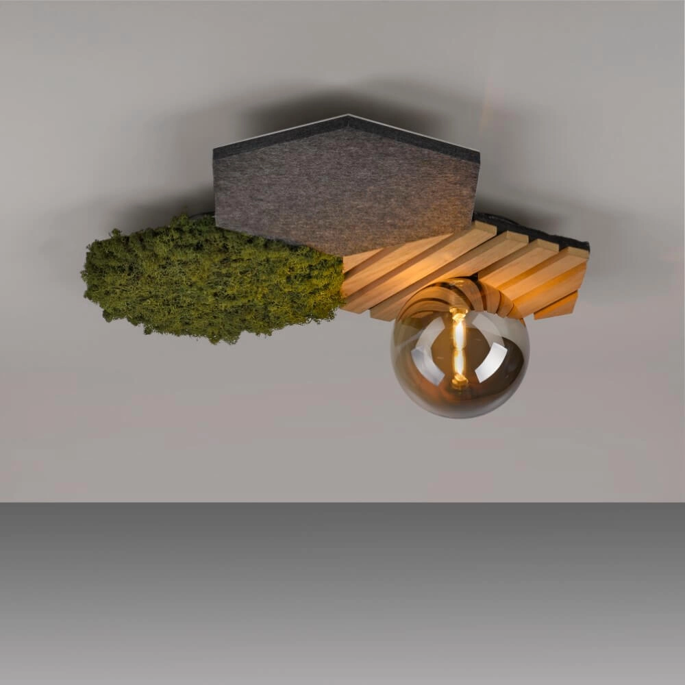 Plafonnier Green Hex nature Just Light 4043689004255