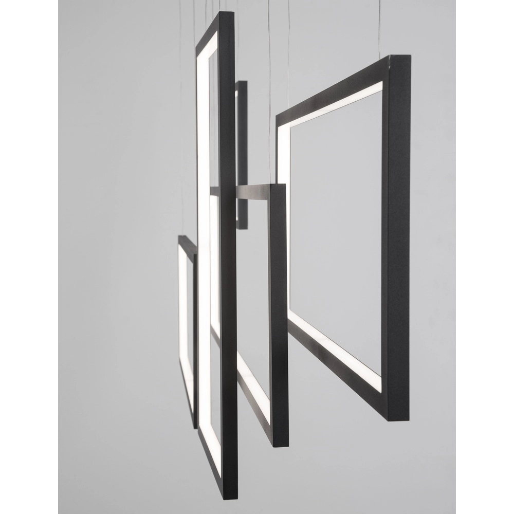 Suspension Cornice Design noir Lyora 5212017424716