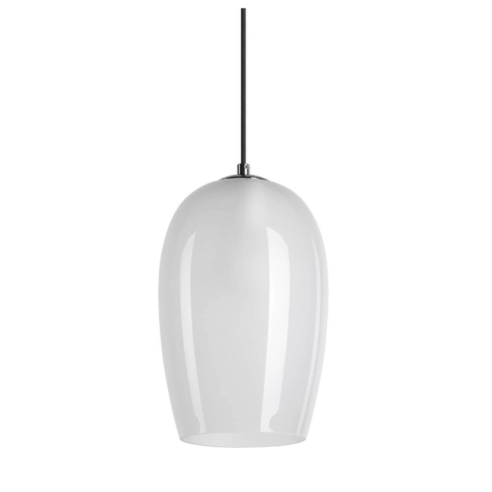 Lampe à suspension en verre Pantilo verre blanc - Ø 18cm SLV 4024163266383