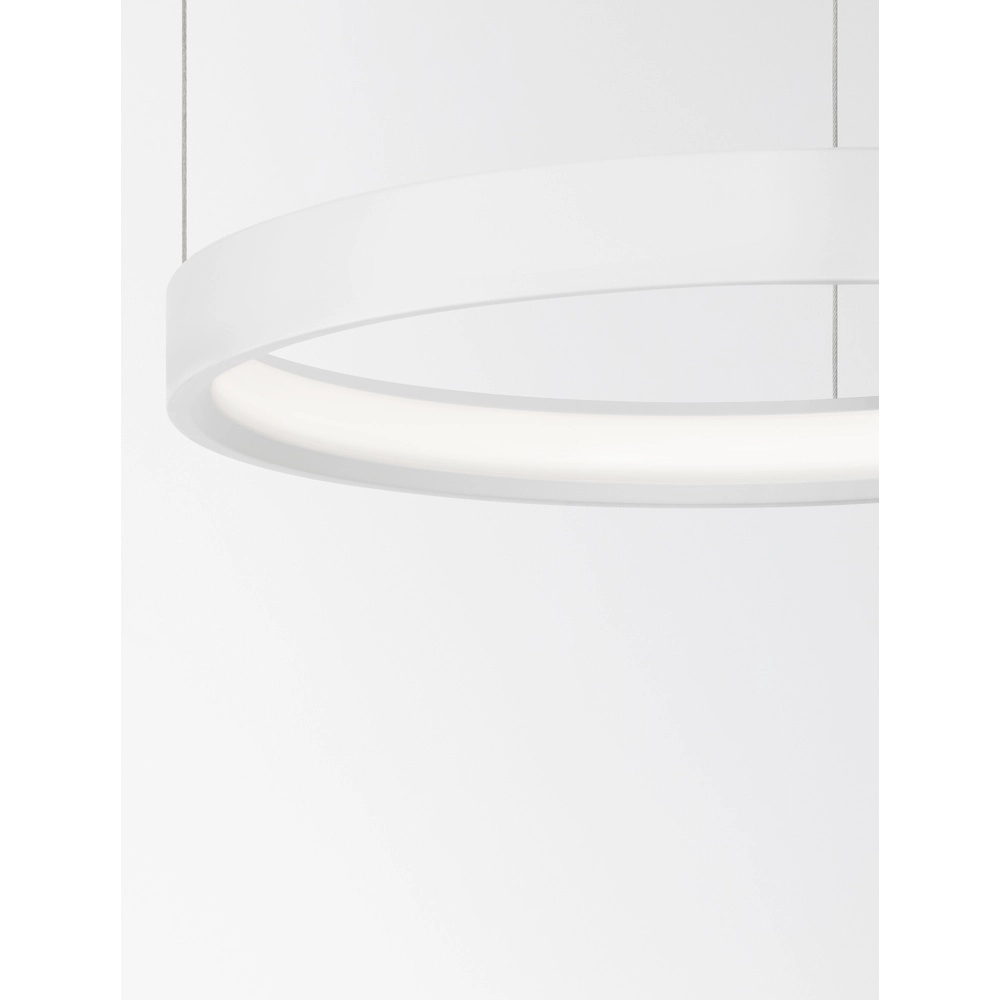 Suspension ronde Perrine blanc Ø 40cm Lyora 5212017438386