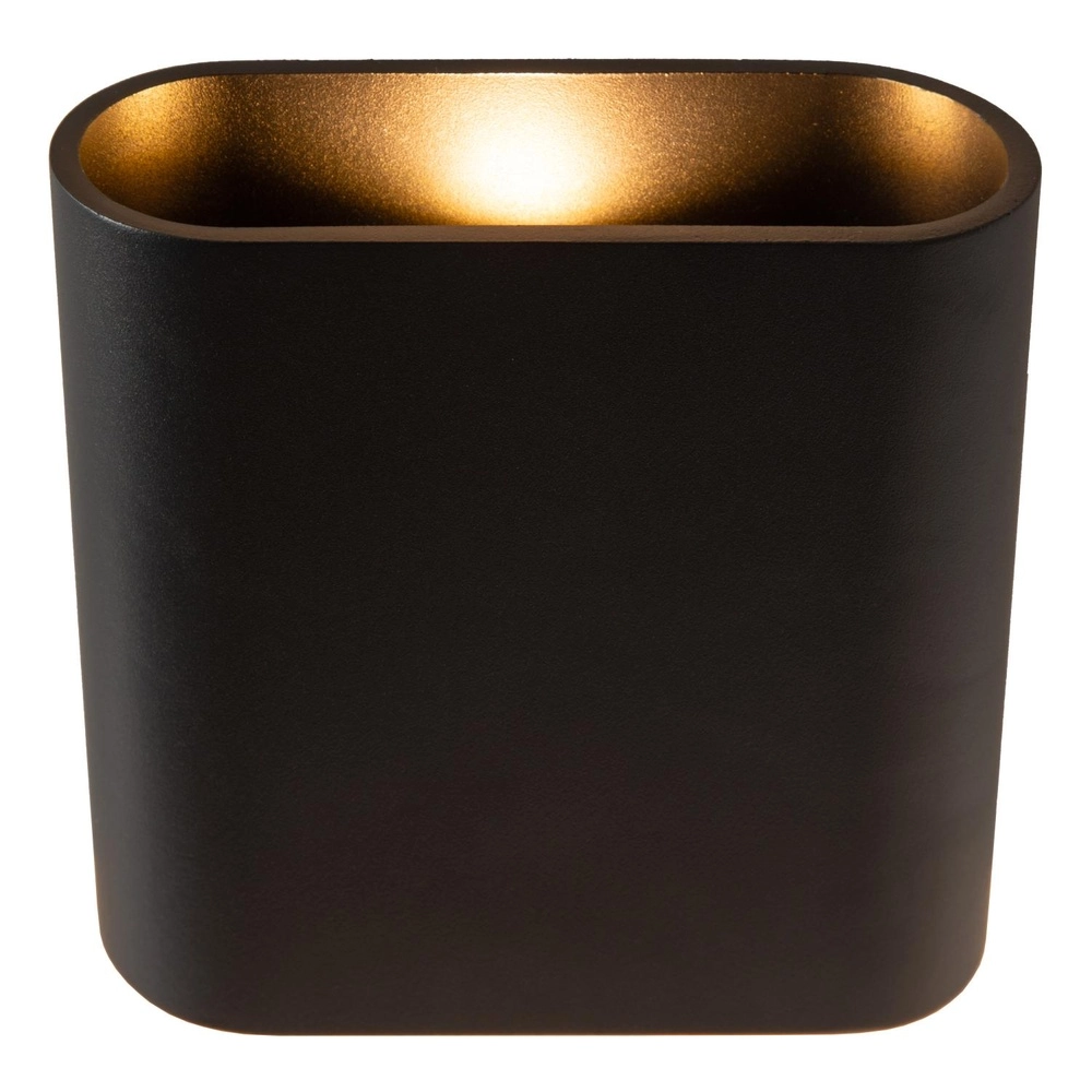 Lampe murale de conception Atila haut et bas noir IP54 Lucide 5411212680112