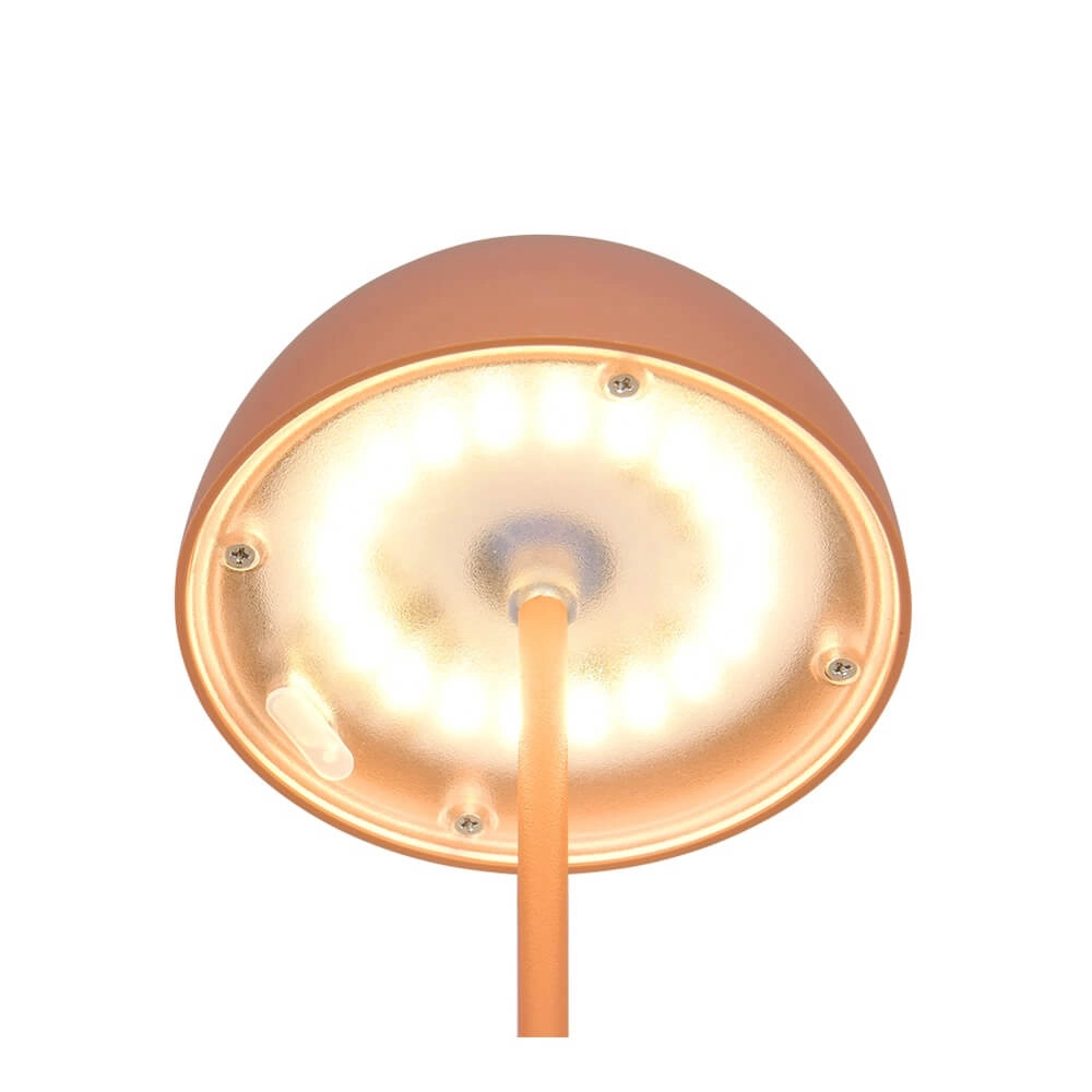 Lampe de table rechargeable Ortiz orange Trio 4017807643336