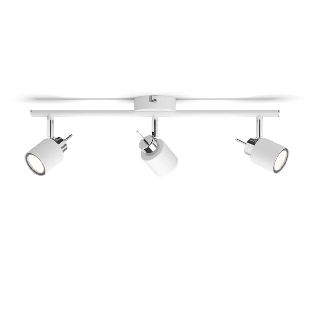 Spot de plafond blanc Meranti 3x GU10 Philips 8719514465336