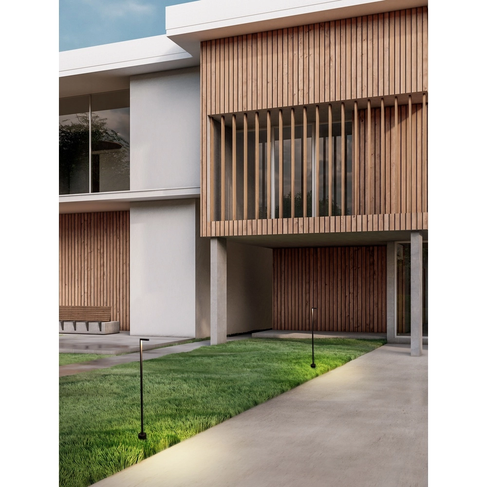 Lampe de jardin élégante Pipe Noir 94.5CN Lyora 5212017465528