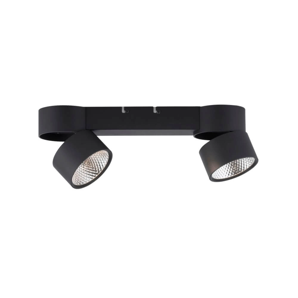 Plafonnier Pure Nola 2 lumières noir Paul Neuhaus 4012248372005