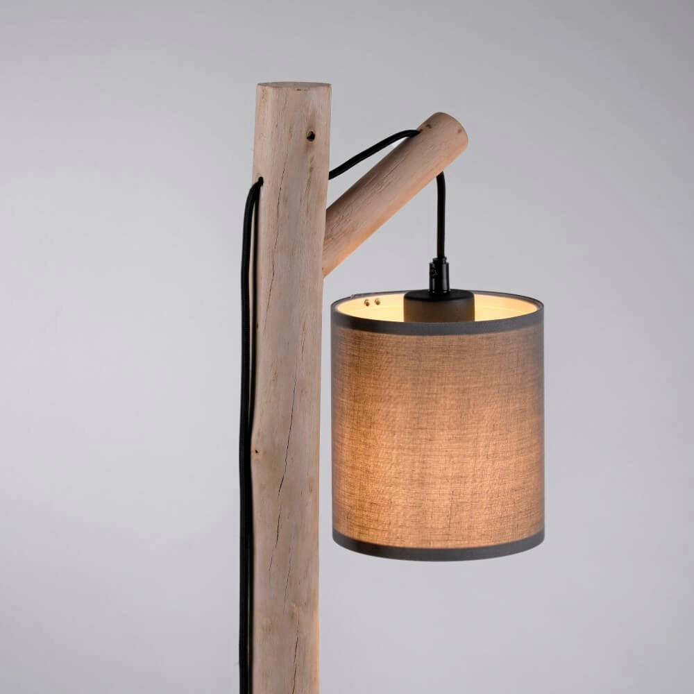 Lampe de table rurale Green Tribu taupe Just Light 4043689995188