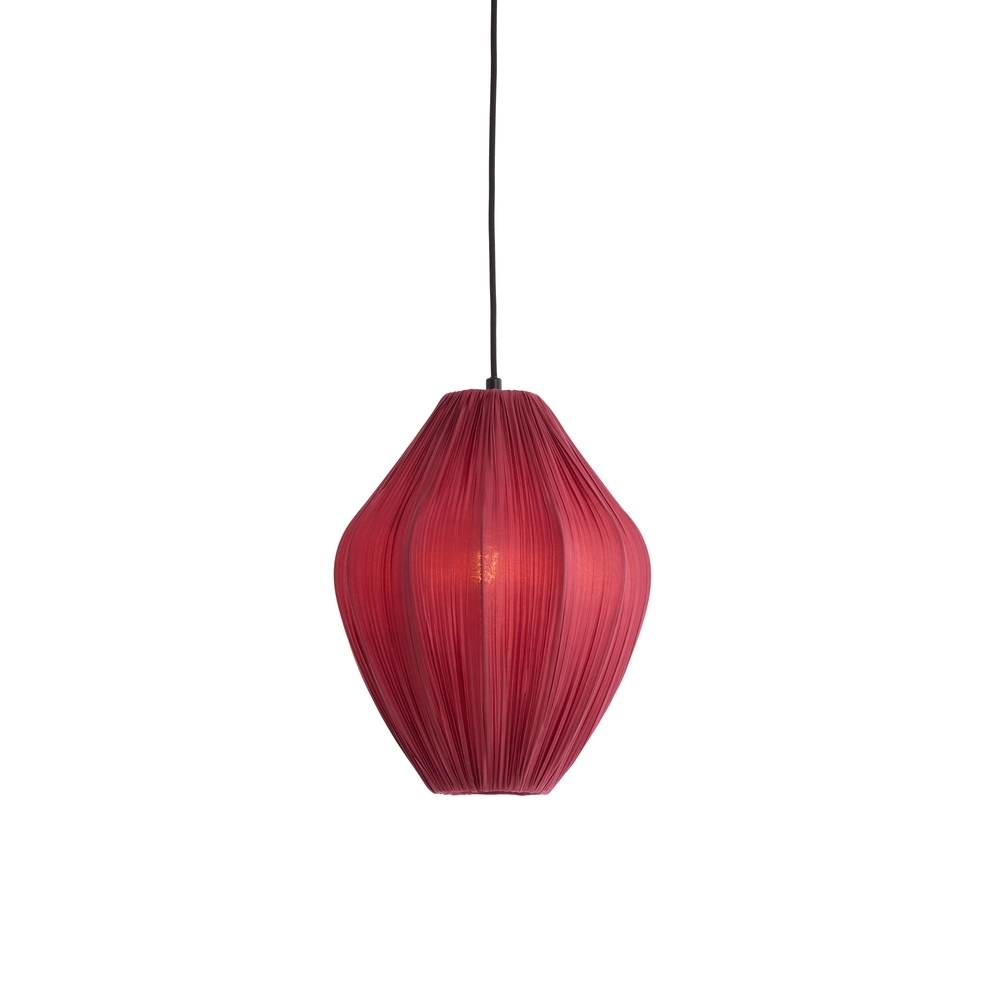 Lampe suspendue Verita Ø 31cm - teinte bordeaux Light & Living 8717807832063