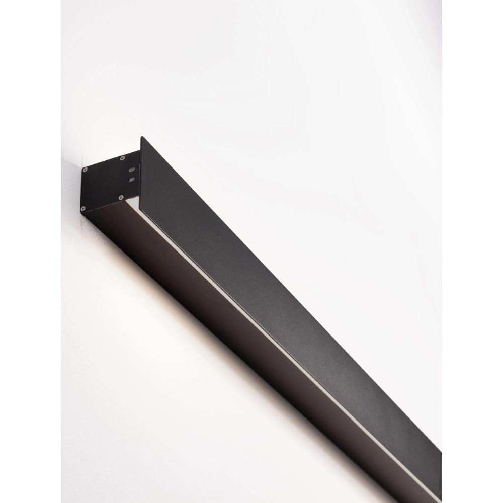 Applique murale Path Design noir 1m