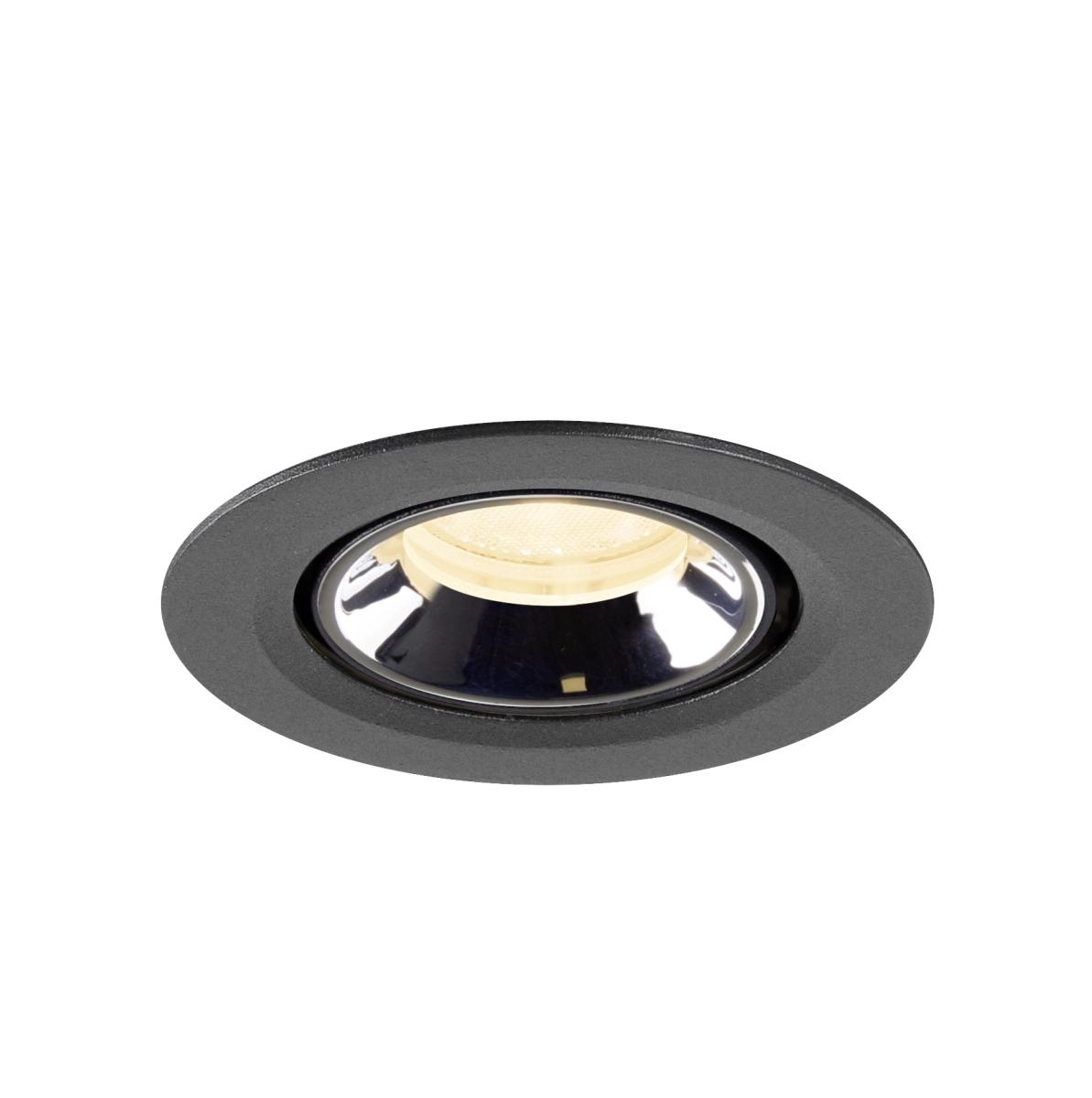 Spot encastré Numinos Gimble XS noir/chrome 3000K - 40 deg SLV 4024163307055
