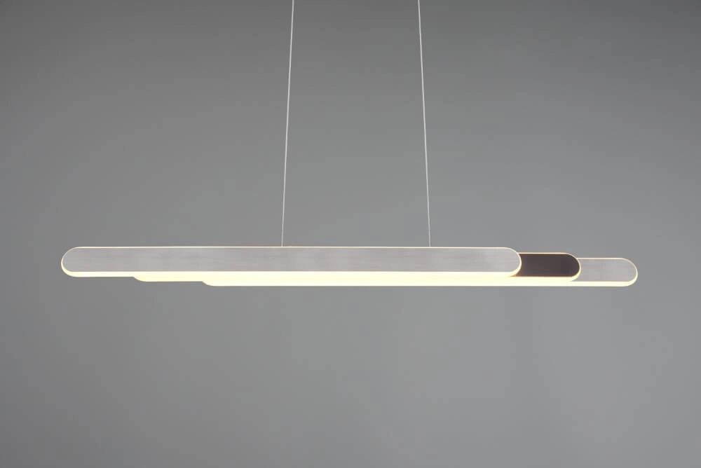 Lampe suspendue Helios 130cm gris Trio 4017807577822