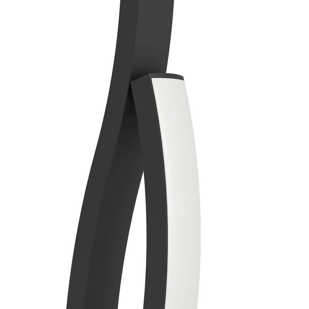 Lampe de table LED chic Grisolia 45,5 cm - noir Eglo 9008606316199