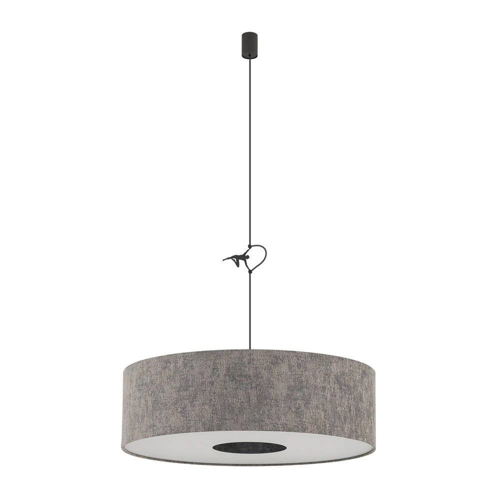 Lampe suspendue Lago gris Ø 65cm Lyora 5903139116756