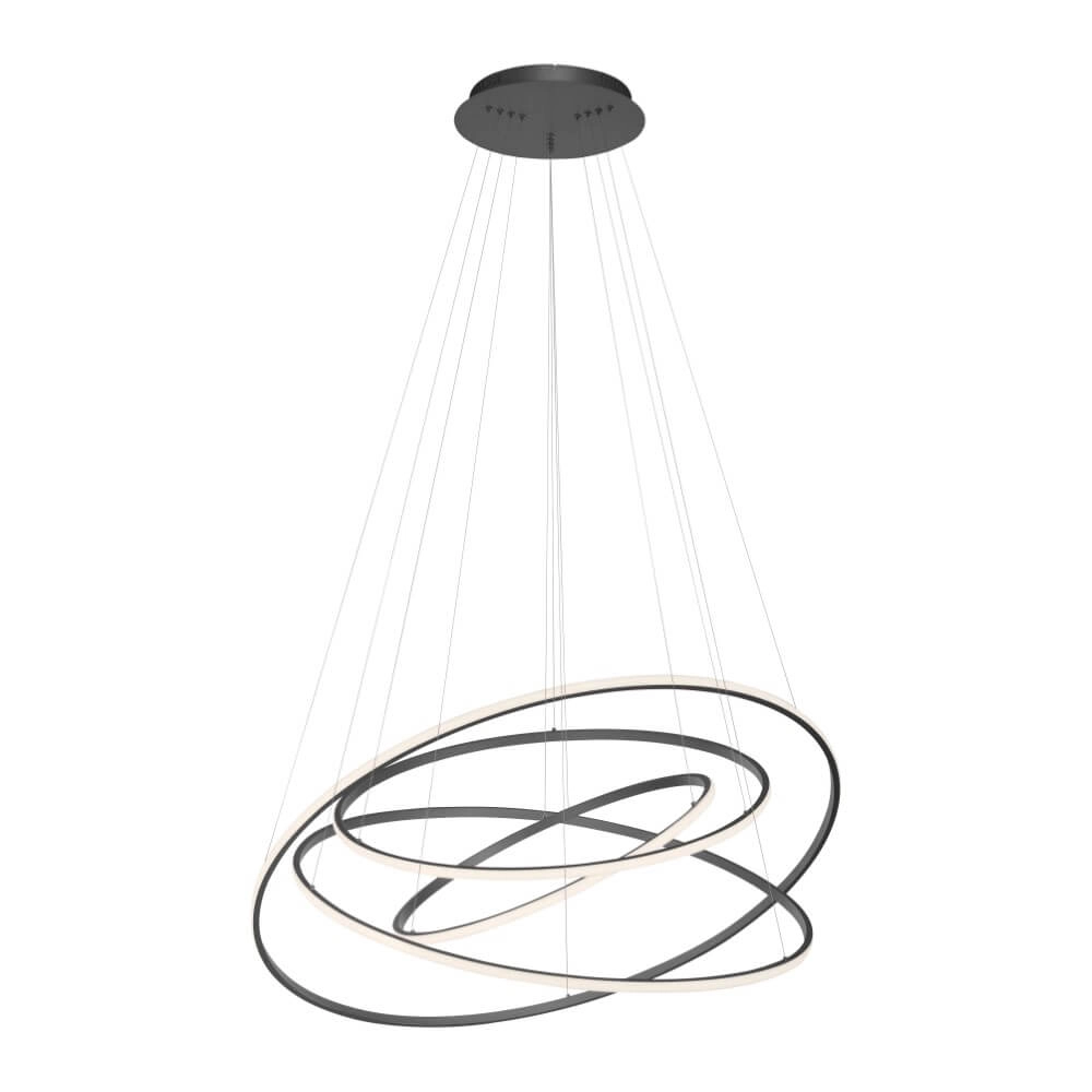 Lampe suspendue moderne Tessara anthracite Paul Neuhaus 4012248372654