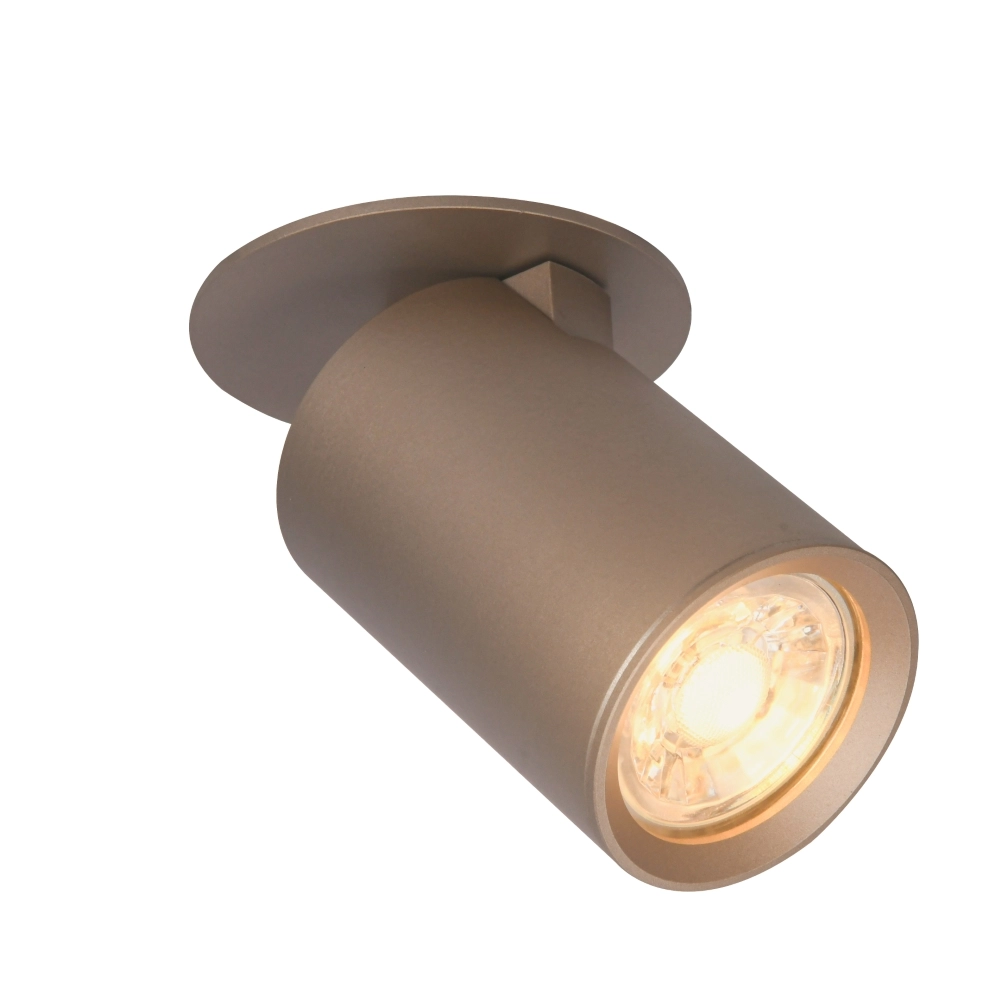 Spot encastrable Champagne Parma Ø 5,4 cm aluminium