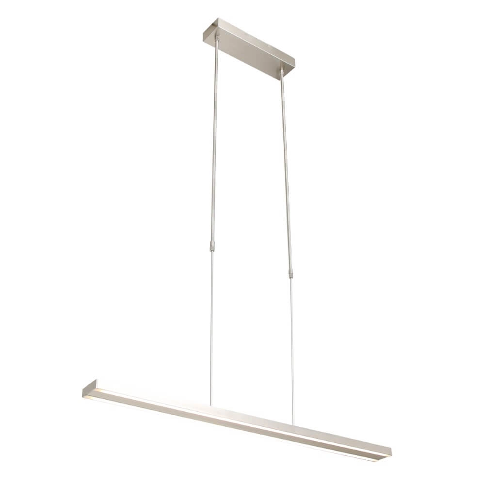 Lampe à suspension LED Zelena Motion réglable 80cm métal gris Steinhauer 8712746122763