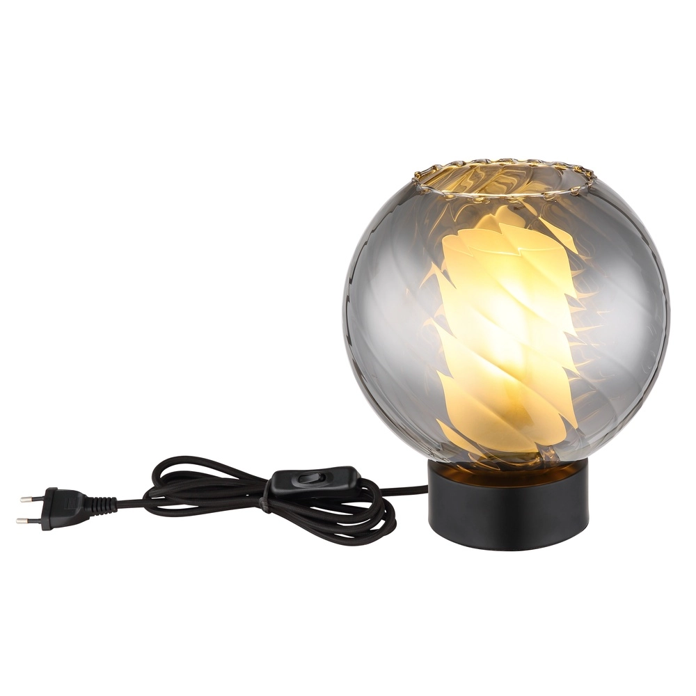 Lampe de table Ulf noir de fumée Globo 9007371528707